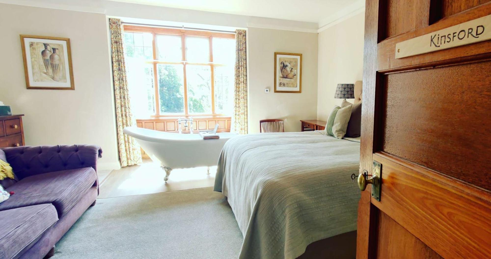 Luxury Bed And Breakfast At Bossington Hall In Exmoor, Somerset Porlock Exterior foto